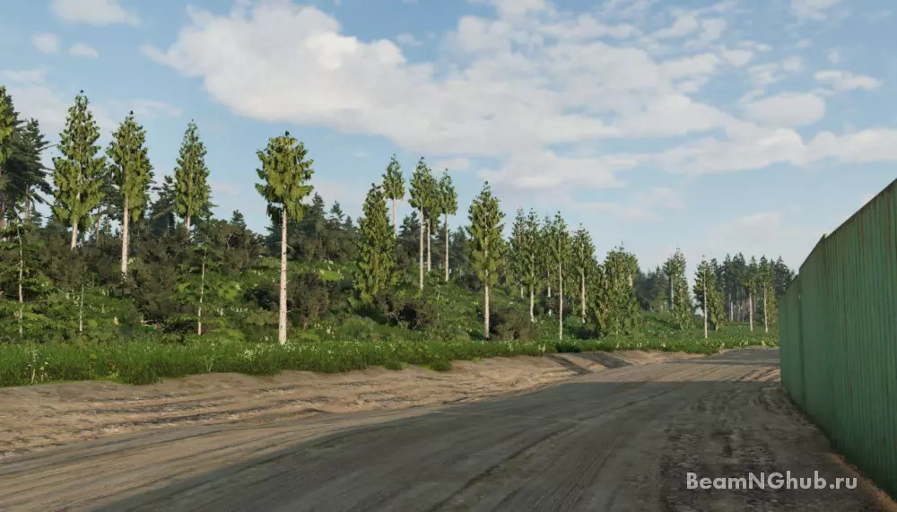 Карта "Забытые Земли" для BeamNG.drive