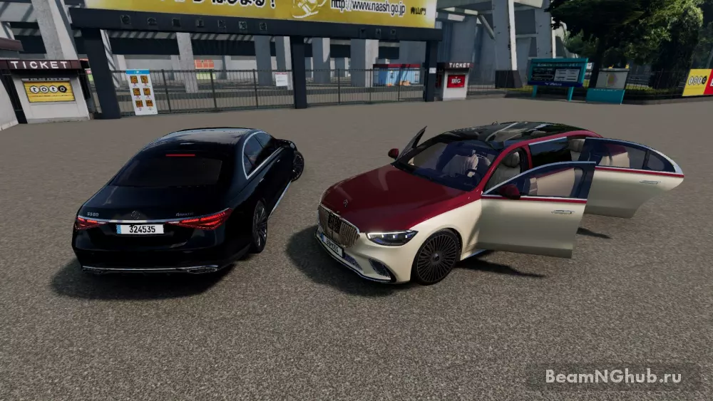Mercedes-Benz W223 Pullman для BeamNG.drive