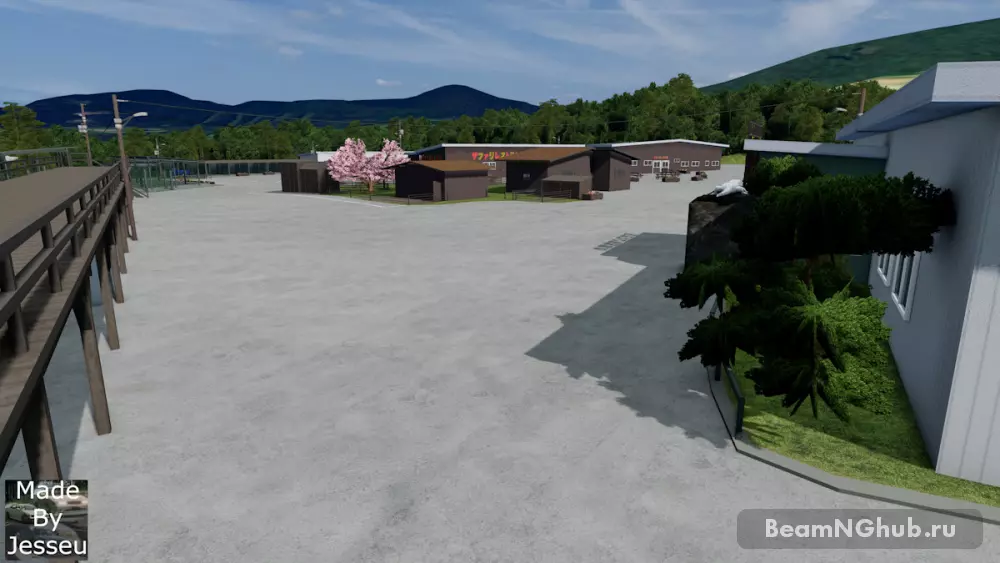 Карта "Ebisu Driftland" для BeamNG.drive