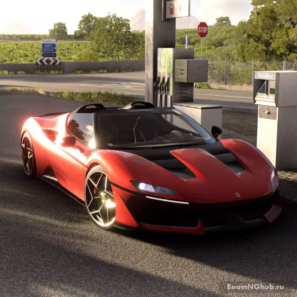 Ferrari J50 для BeamNG.drive