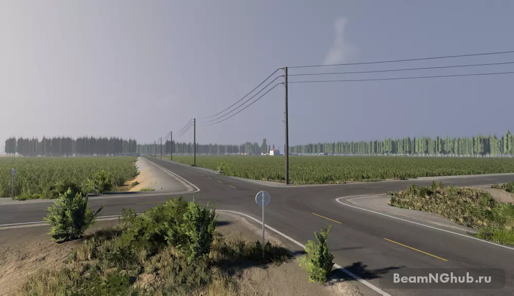Карта "North China Countryside" для BeamNG.drive