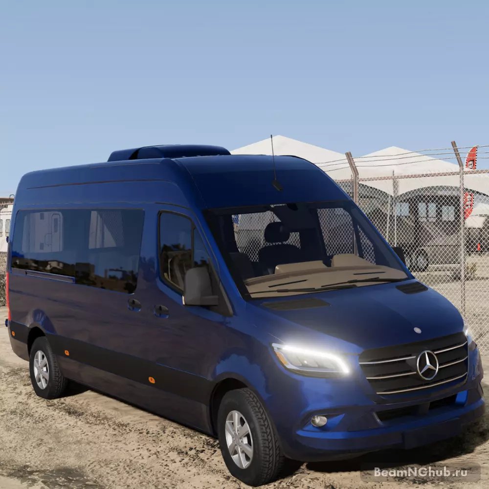 Mercedes-Benz Sprinter (W907-W910) (2018-2022) для BeamNG.drive