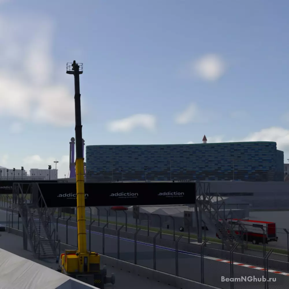 Карта "Сочи автодром" для BeamNG.drive